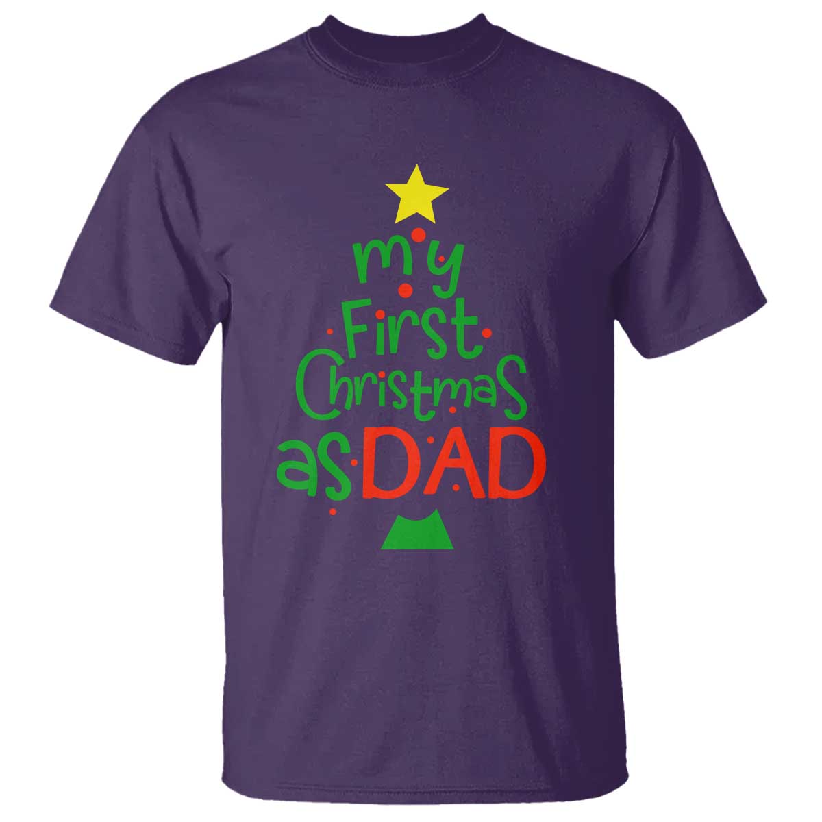 my-first-christmas-as-dad-family-matching-t-shirt