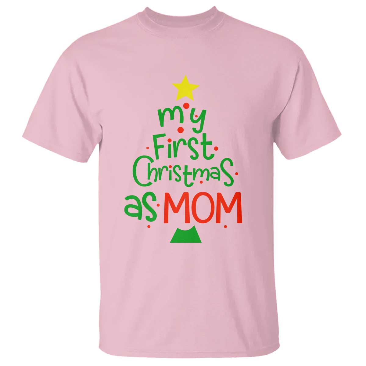 my-first-christmas-as-mom-family-matching-t-shirt