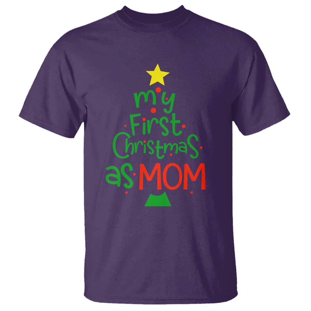 my-first-christmas-as-mom-family-matching-t-shirt