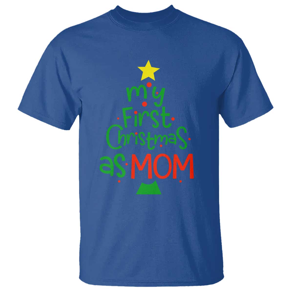 my-first-christmas-as-mom-family-matching-t-shirt