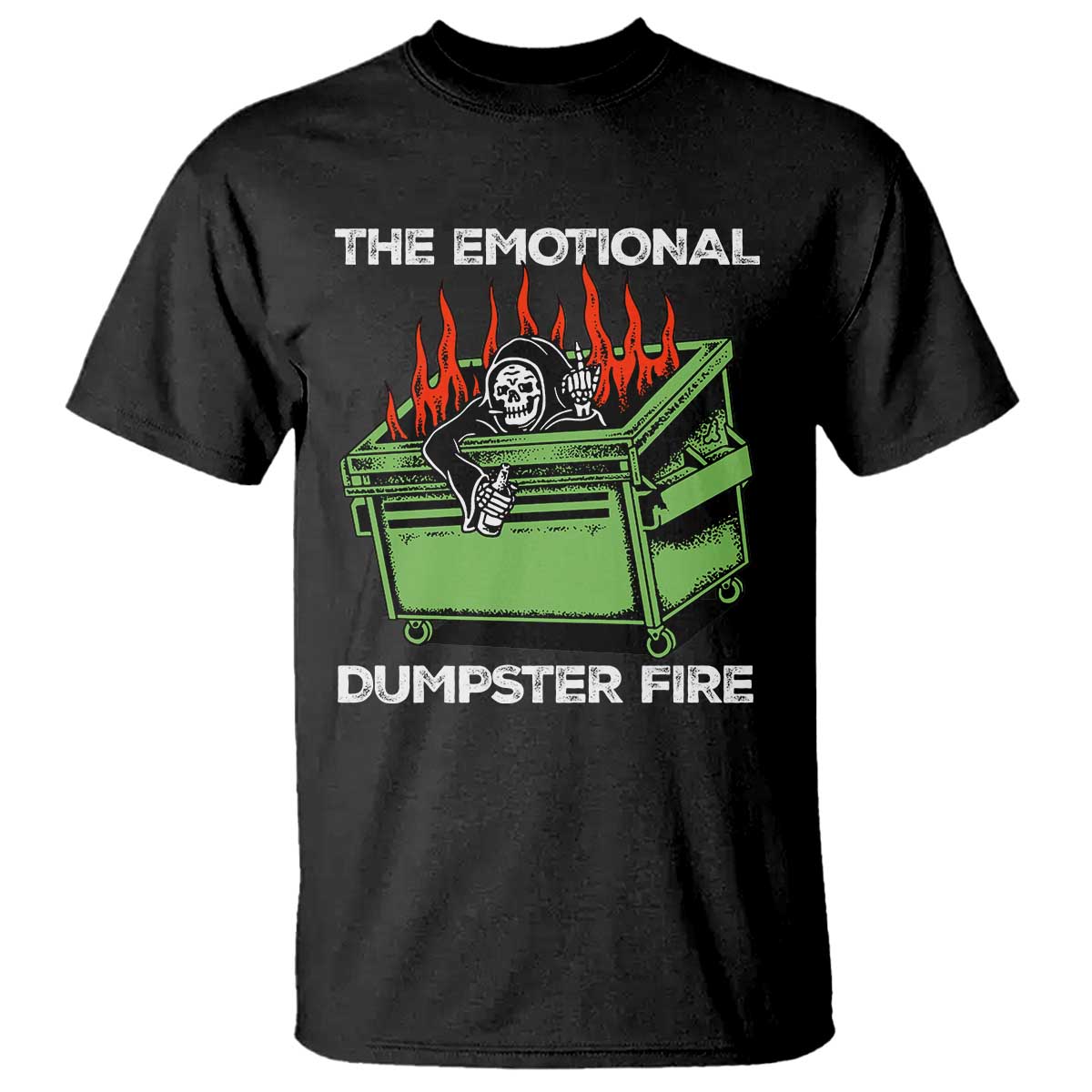 funny-emotional-dumpster-fire-skeleton-t-shirt