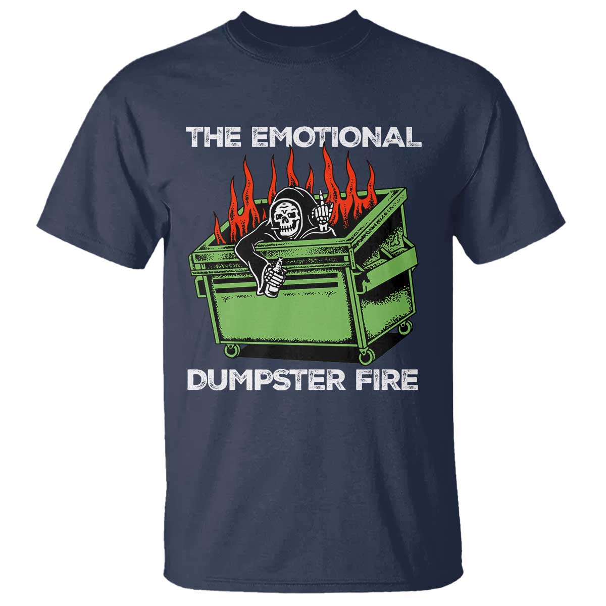 funny-emotional-dumpster-fire-skeleton-t-shirt
