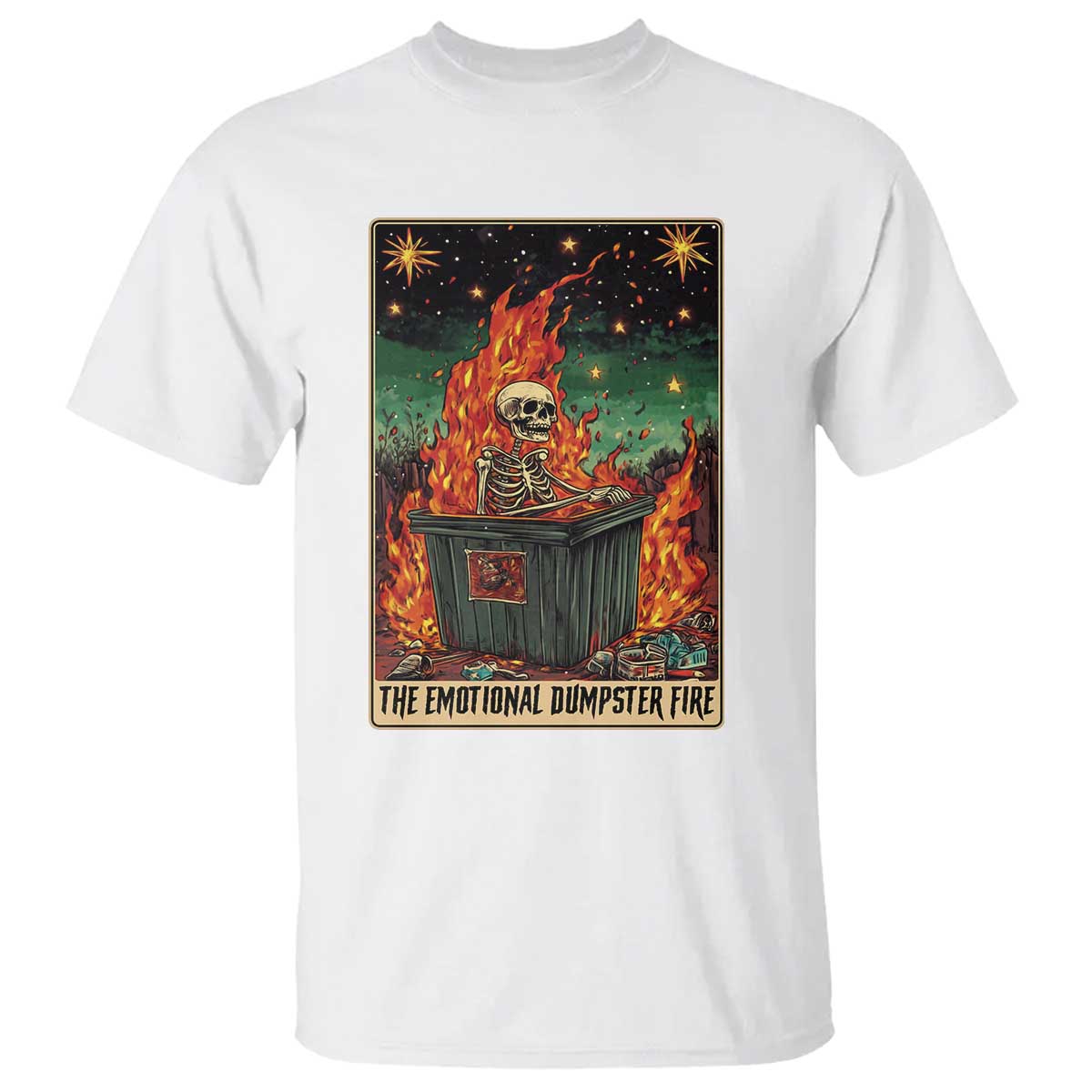 emotional-dumpster-fire-skeleton-tarot-card-t-shirt