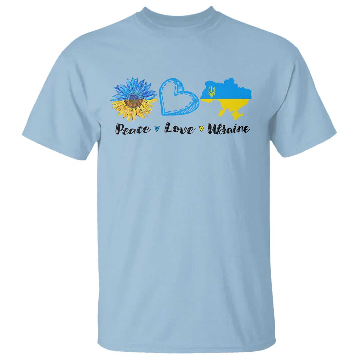 peace-love-ukraine-sunflower-flag-t-shirt