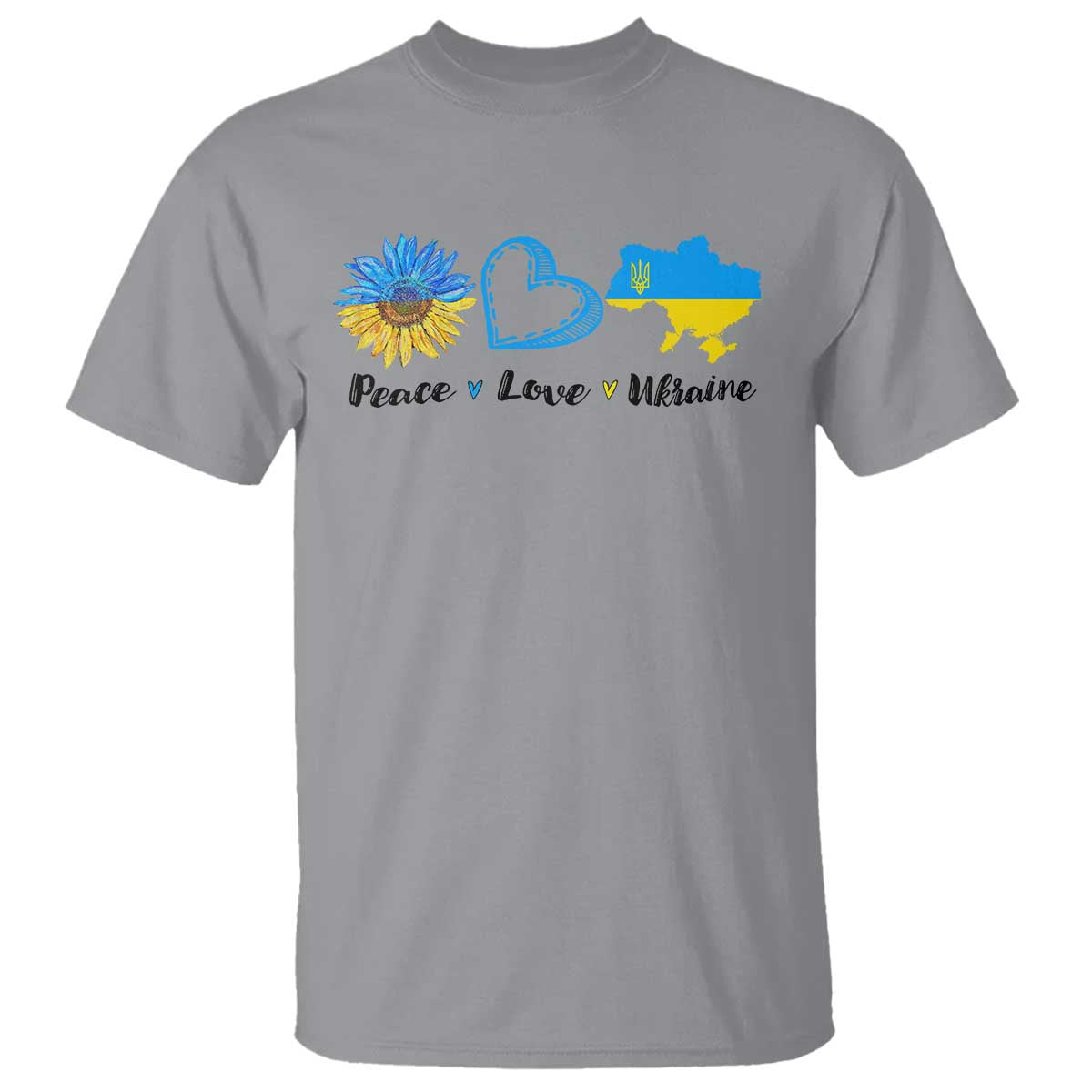 peace-love-ukraine-sunflower-flag-t-shirt