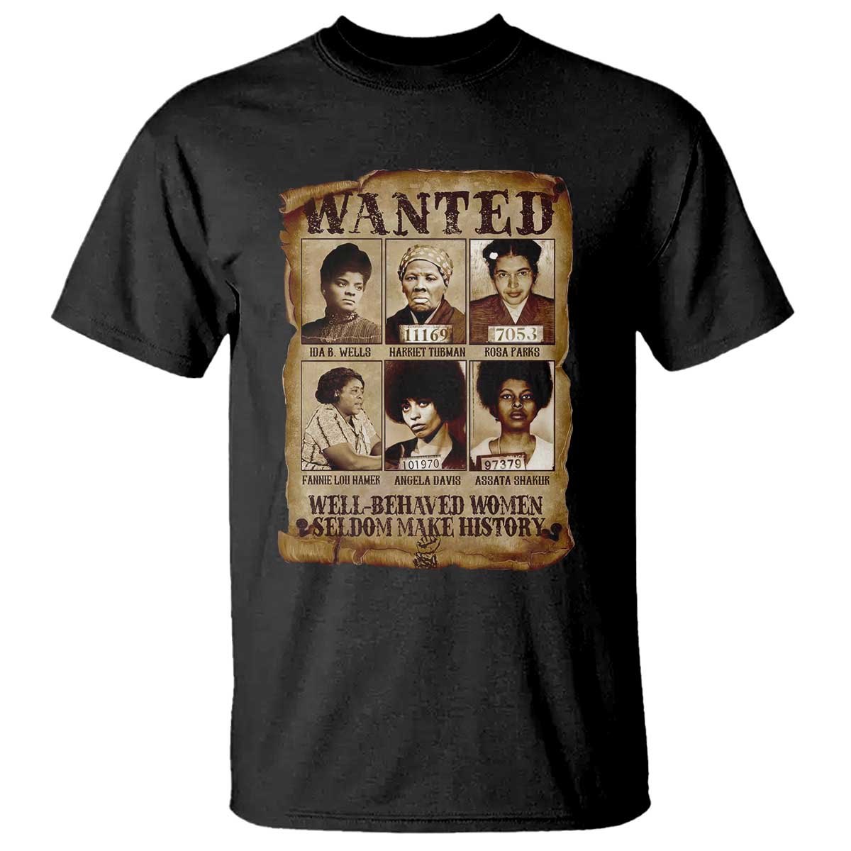 black-women-history-t-shirt-well-behaved-women-rarely-make-history-blm-melanin