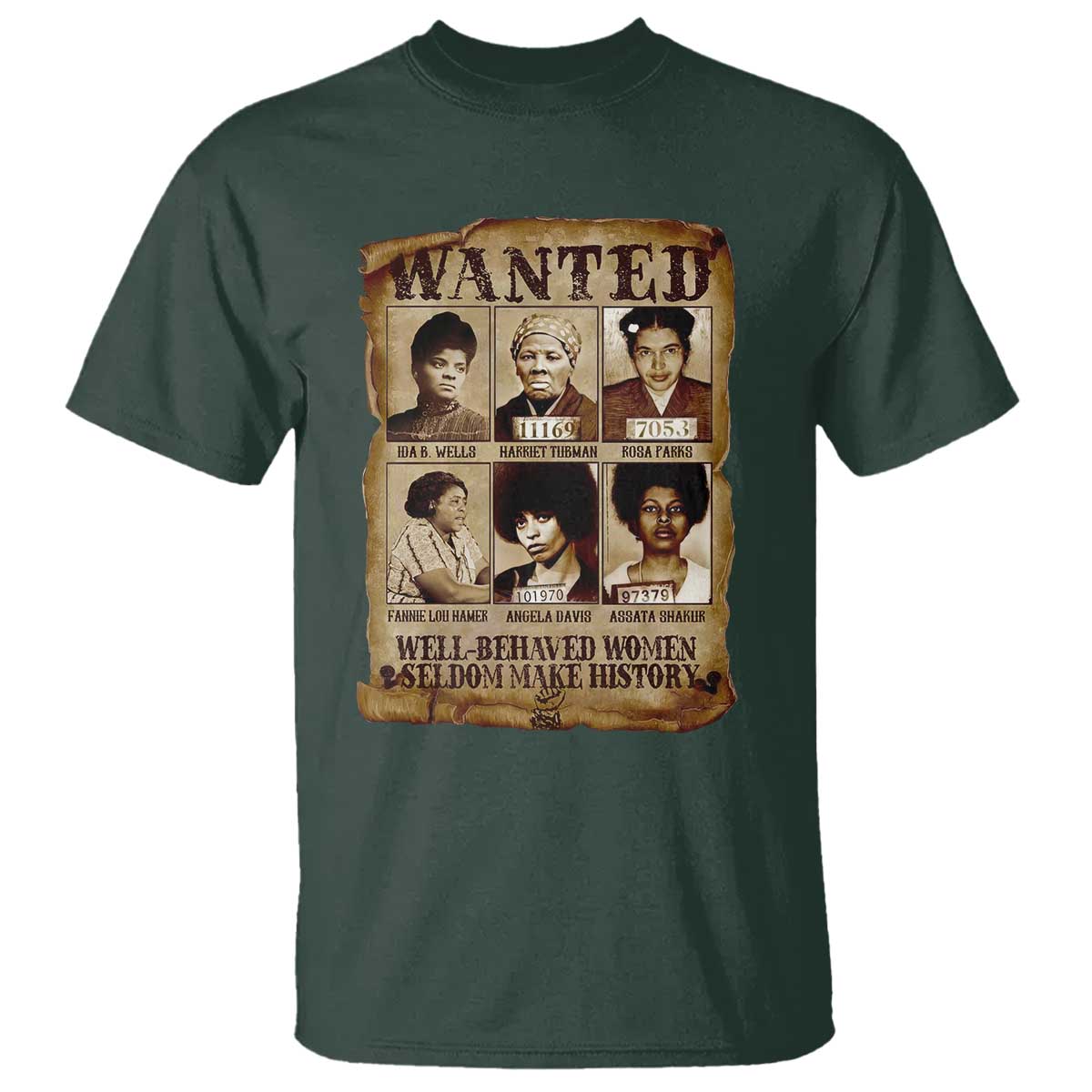 black-women-history-t-shirt-well-behaved-women-rarely-make-history-blm-melanin
