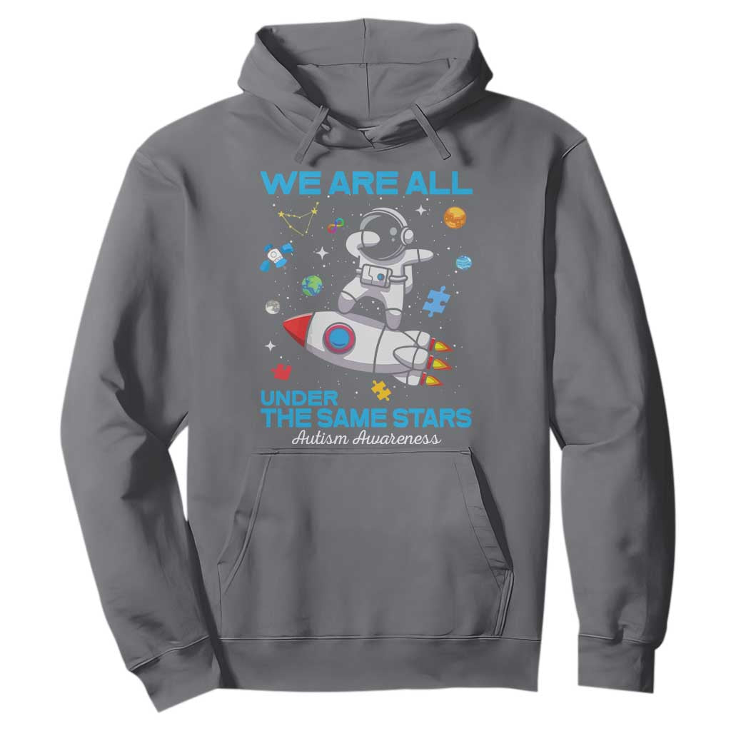 Autism Acceptance Hoodie We Are All Under The Same Stars