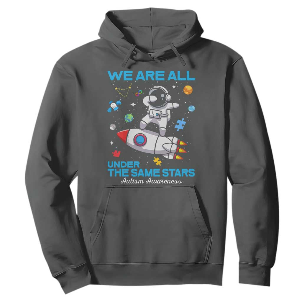 Autism Acceptance Hoodie We Are All Under The Same Stars