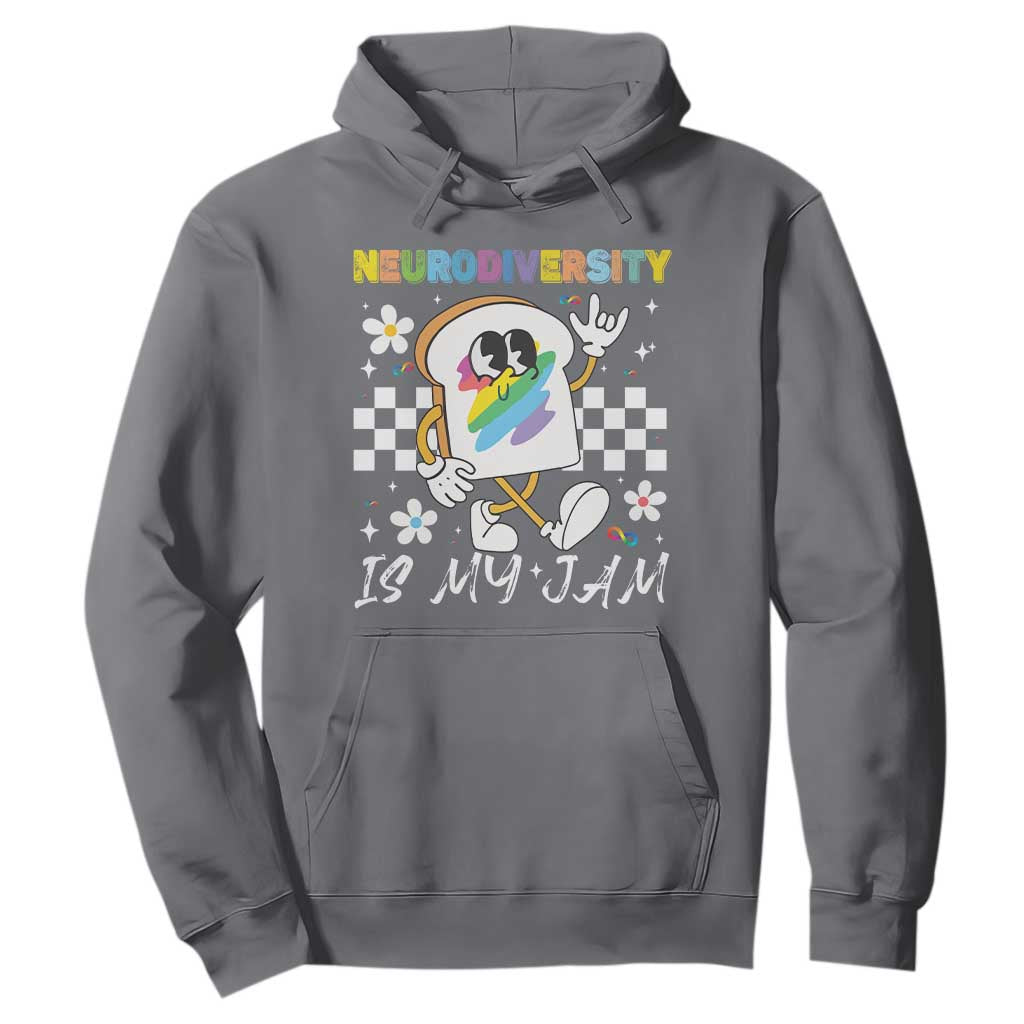 Neurodiversity Is My Jam Inclusion Autism Support Hoodie Special Education Teacher Para Gift