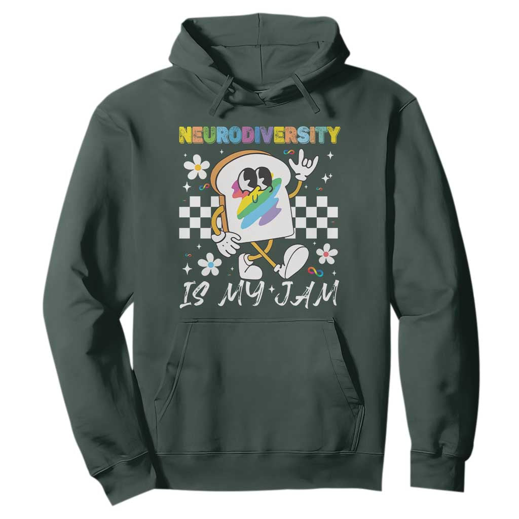 Neurodiversity Is My Jam Inclusion Autism Support Hoodie Special Education Teacher Para Gift