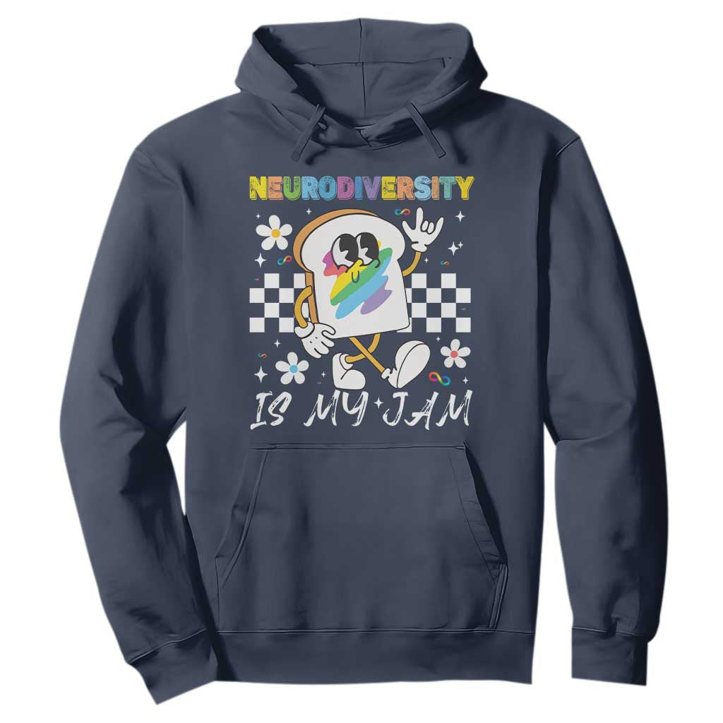 Neurodiversity Is My Jam Inclusion Autism Support Hoodie Special Education Teacher Para Gift