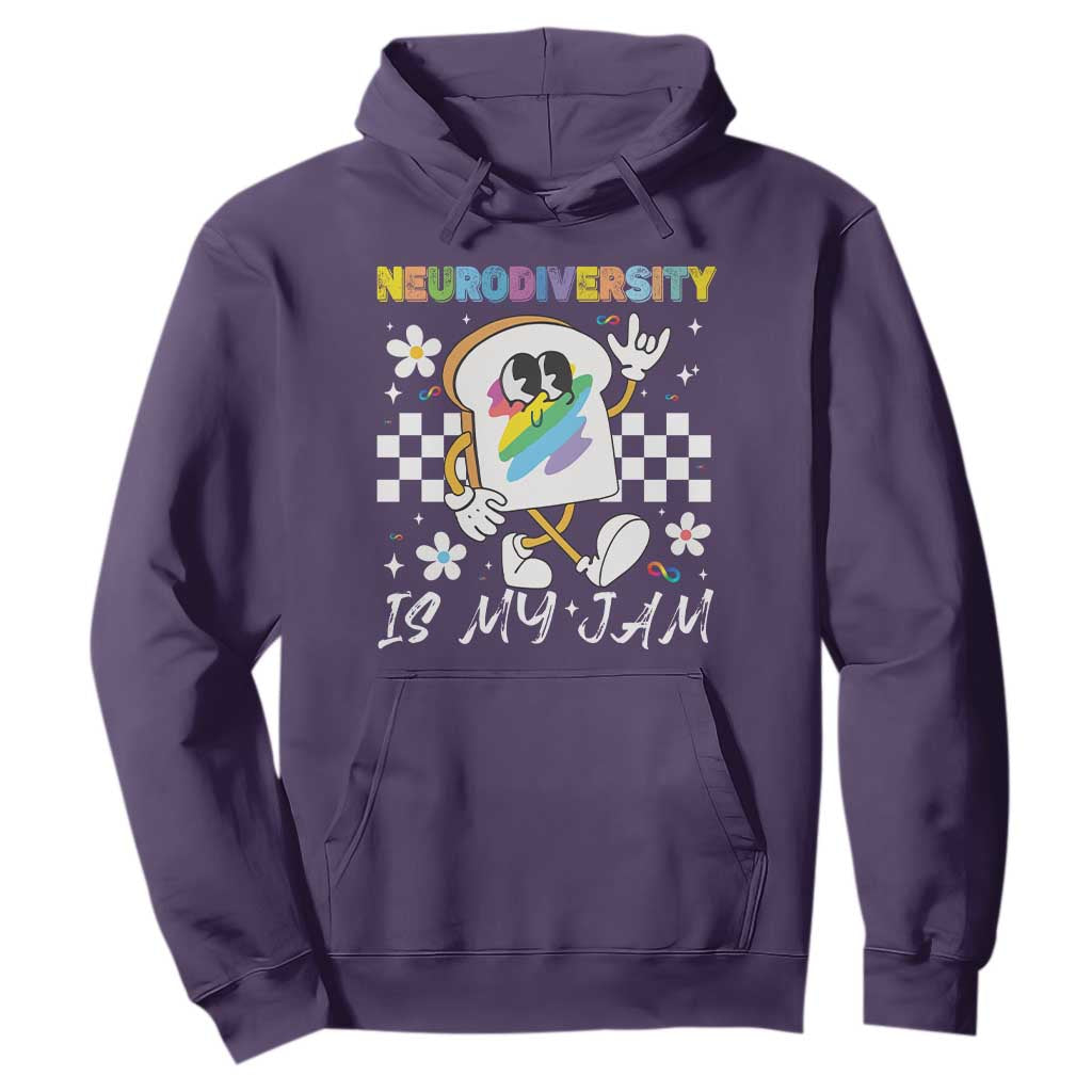 Neurodiversity Is My Jam Inclusion Autism Support Hoodie Special Education Teacher Para Gift