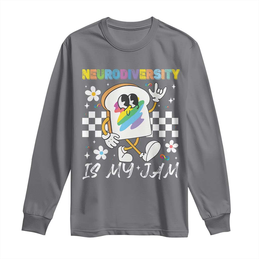 Neurodiversity Is My Jam Inclusion Autism Support Long Sleeve Shirt Special Education Teacher Para Gift