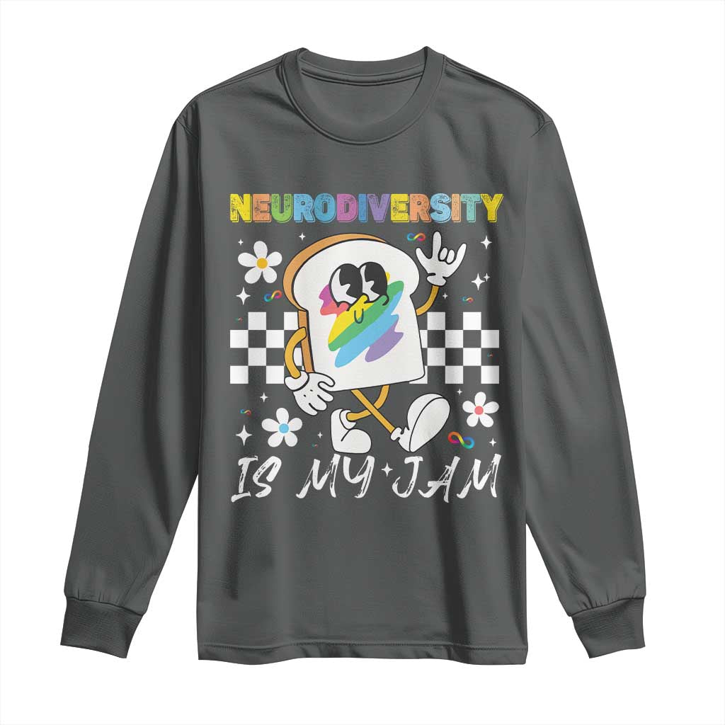 Neurodiversity Is My Jam Inclusion Autism Support Long Sleeve Shirt Special Education Teacher Para Gift