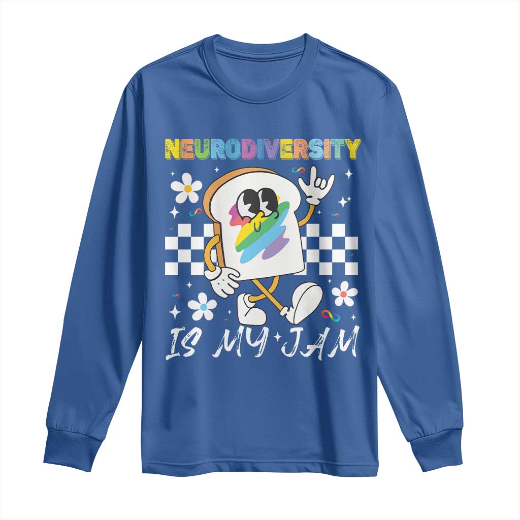 Neurodiversity Is My Jam Inclusion Autism Support Long Sleeve Shirt Special Education Teacher Para Gift