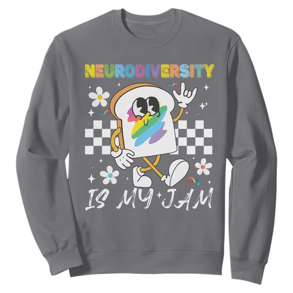 Neurodiversity Is My Jam Inclusion Autism Support Sweatshirt Special Education Teacher Para Gift