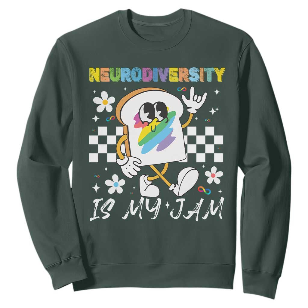 Neurodiversity Is My Jam Inclusion Autism Support Sweatshirt Special Education Teacher Para Gift