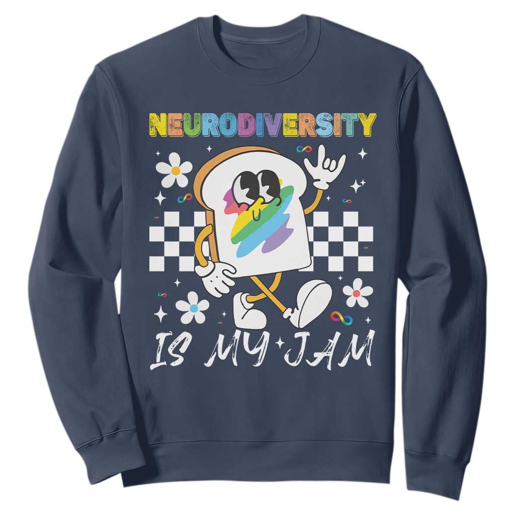 Neurodiversity Is My Jam Inclusion Autism Support Sweatshirt Special Education Teacher Para Gift