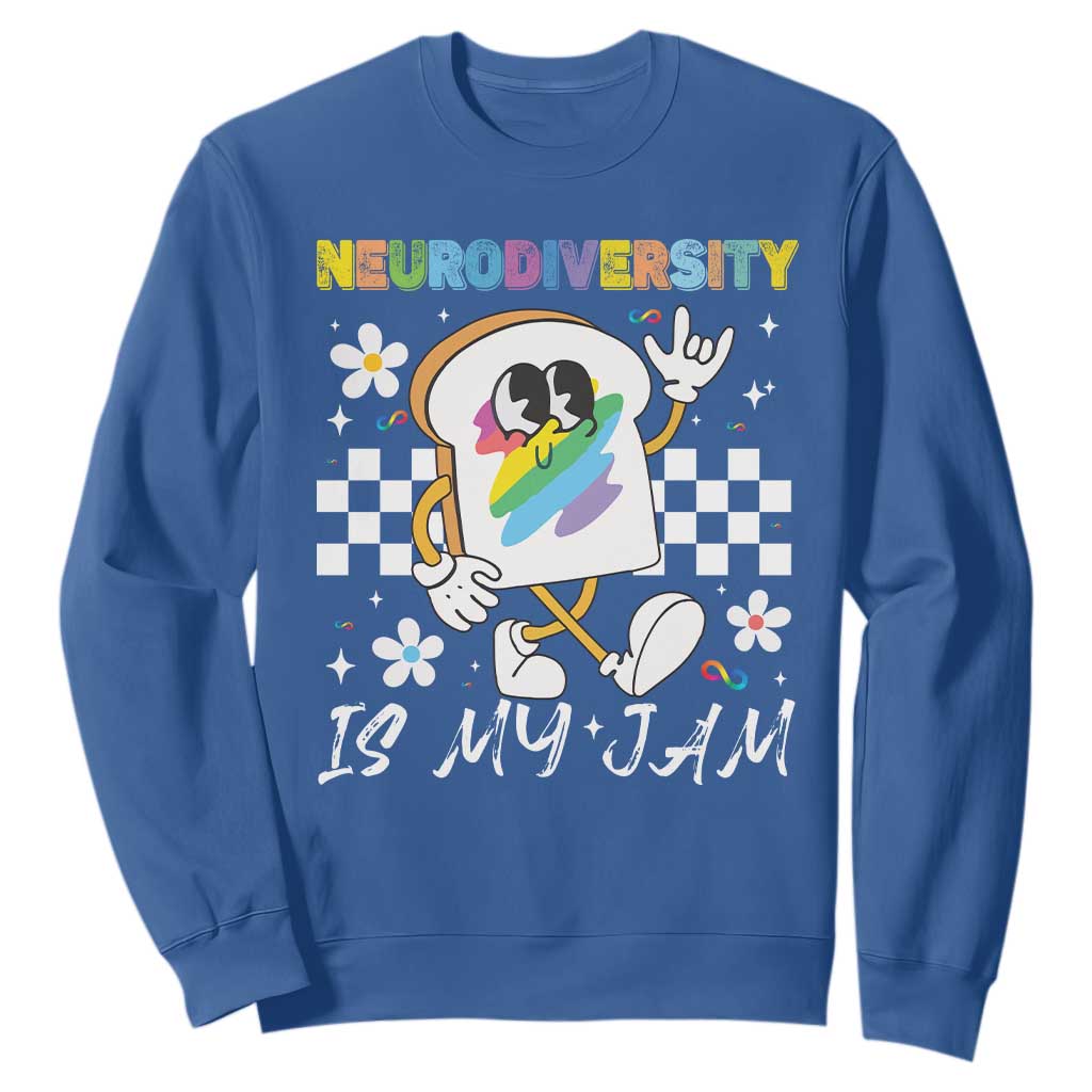 Neurodiversity Is My Jam Inclusion Autism Support Sweatshirt Special Education Teacher Para Gift