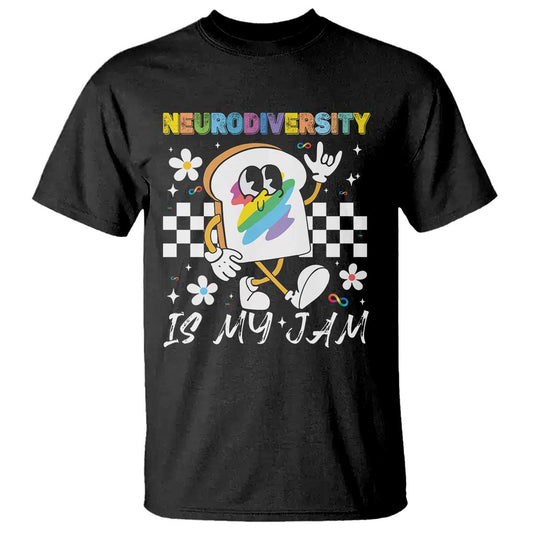 Neurodiversity Is My Jam Inclusion Autism Support T Shirt Special Education Teacher Para Gift