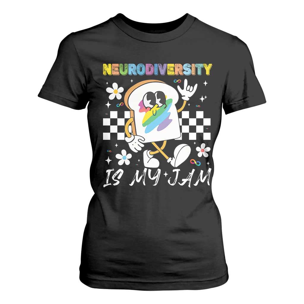 Neurodiversity Is My Jam Inclusion Autism Support T Shirt For Women Special Education Teacher Para Gift