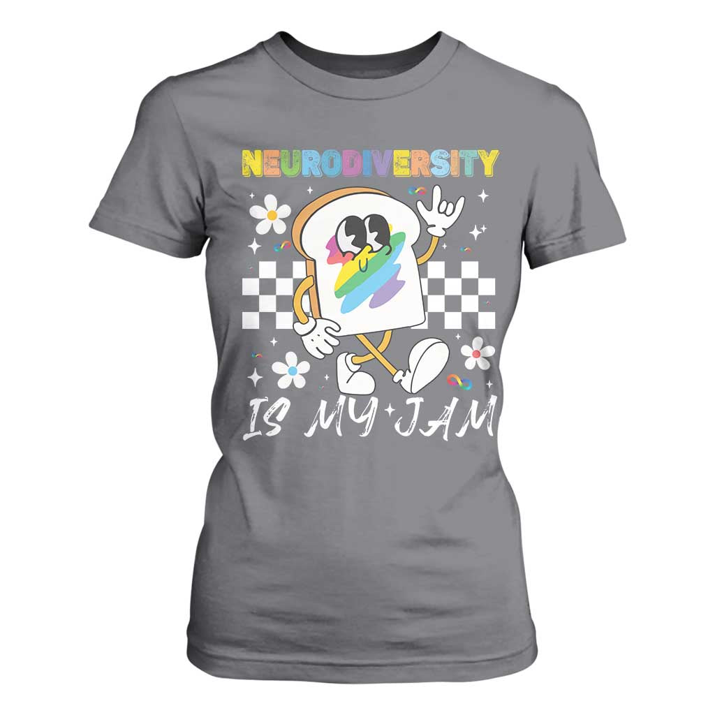Neurodiversity Is My Jam Inclusion Autism Support T Shirt For Women Special Education Teacher Para Gift
