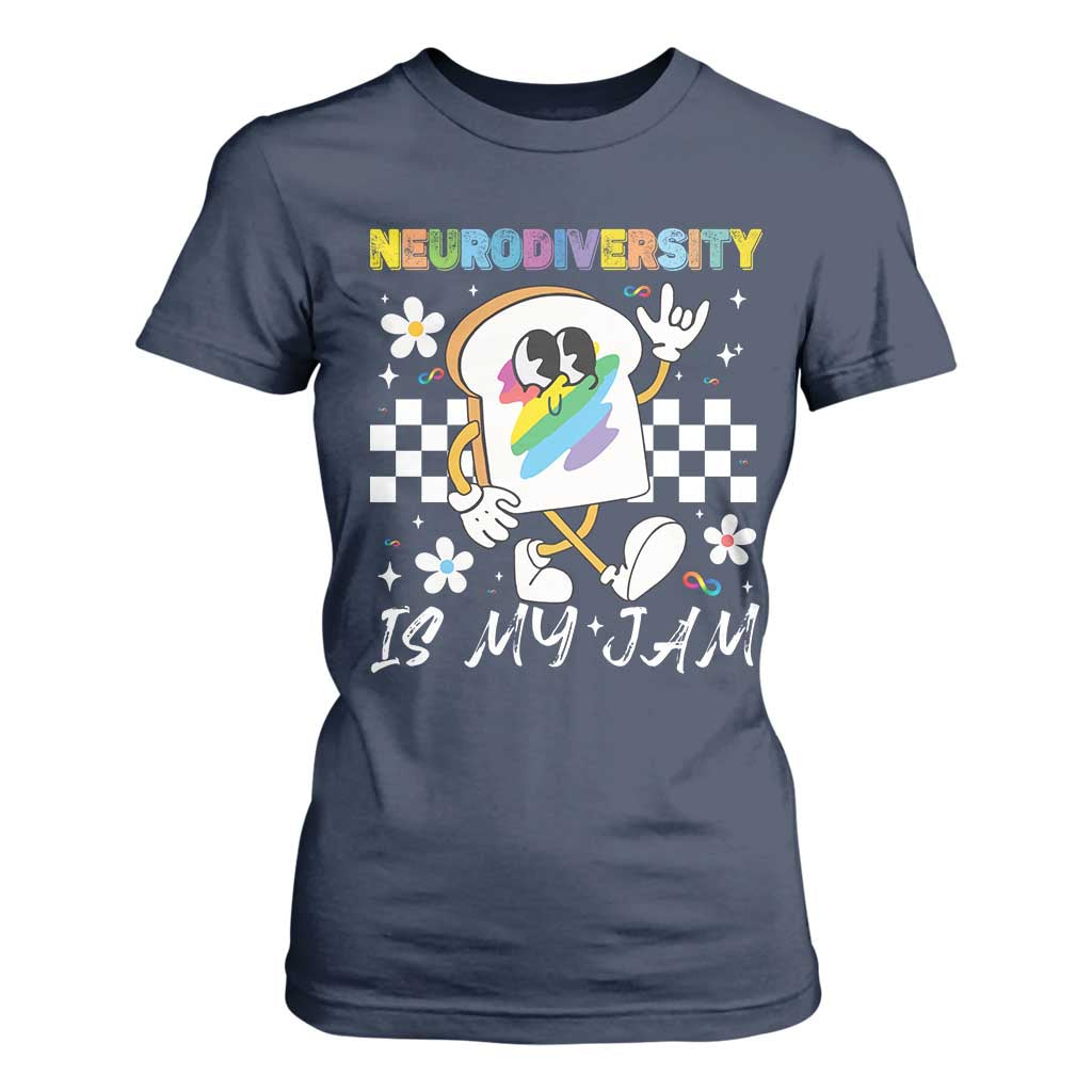Neurodiversity Is My Jam Inclusion Autism Support T Shirt For Women Special Education Teacher Para Gift