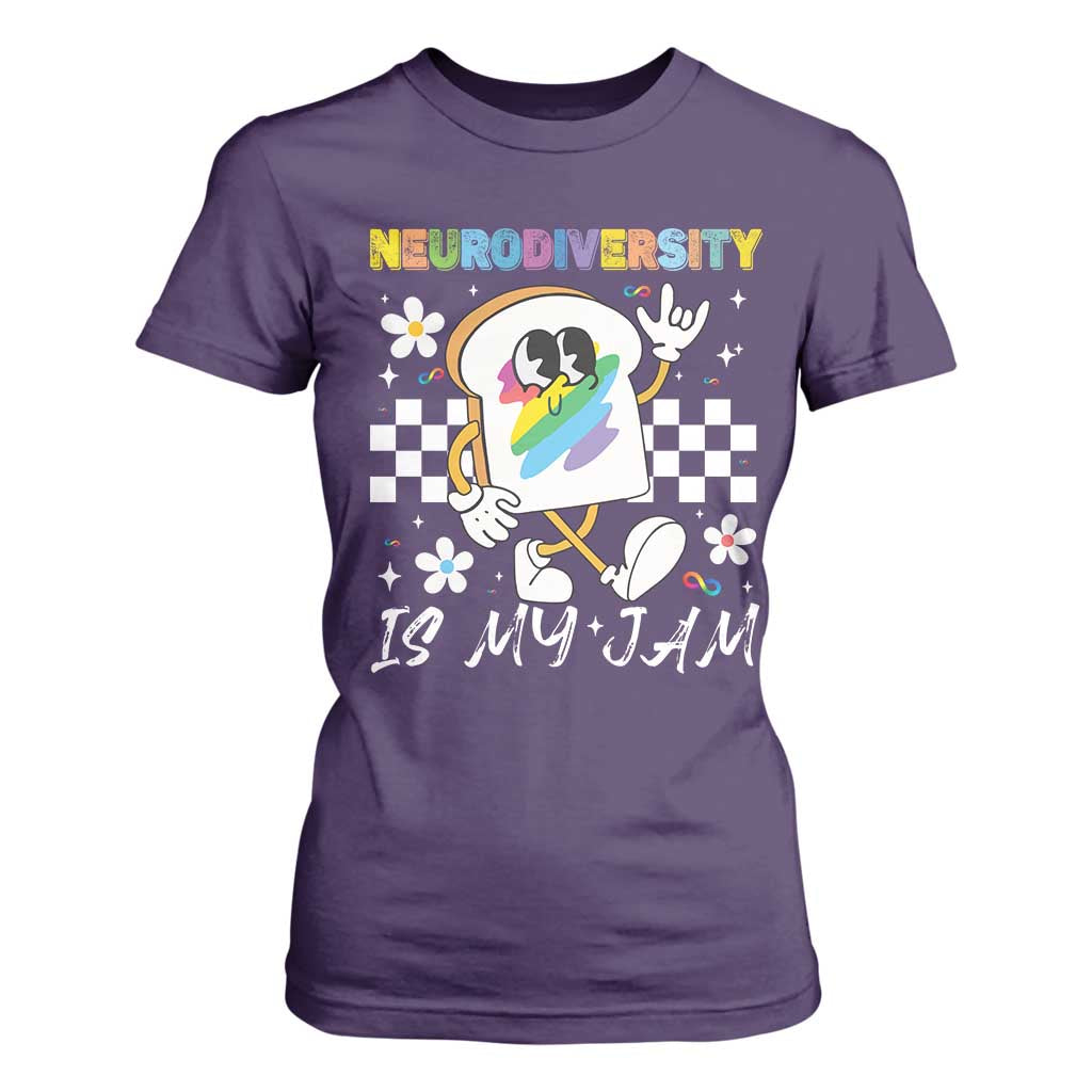 Neurodiversity Is My Jam Inclusion Autism Support T Shirt For Women Special Education Teacher Para Gift