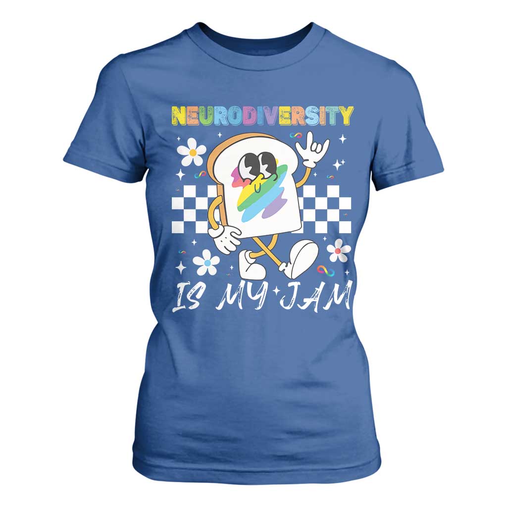 Neurodiversity Is My Jam Inclusion Autism Support T Shirt For Women Special Education Teacher Para Gift