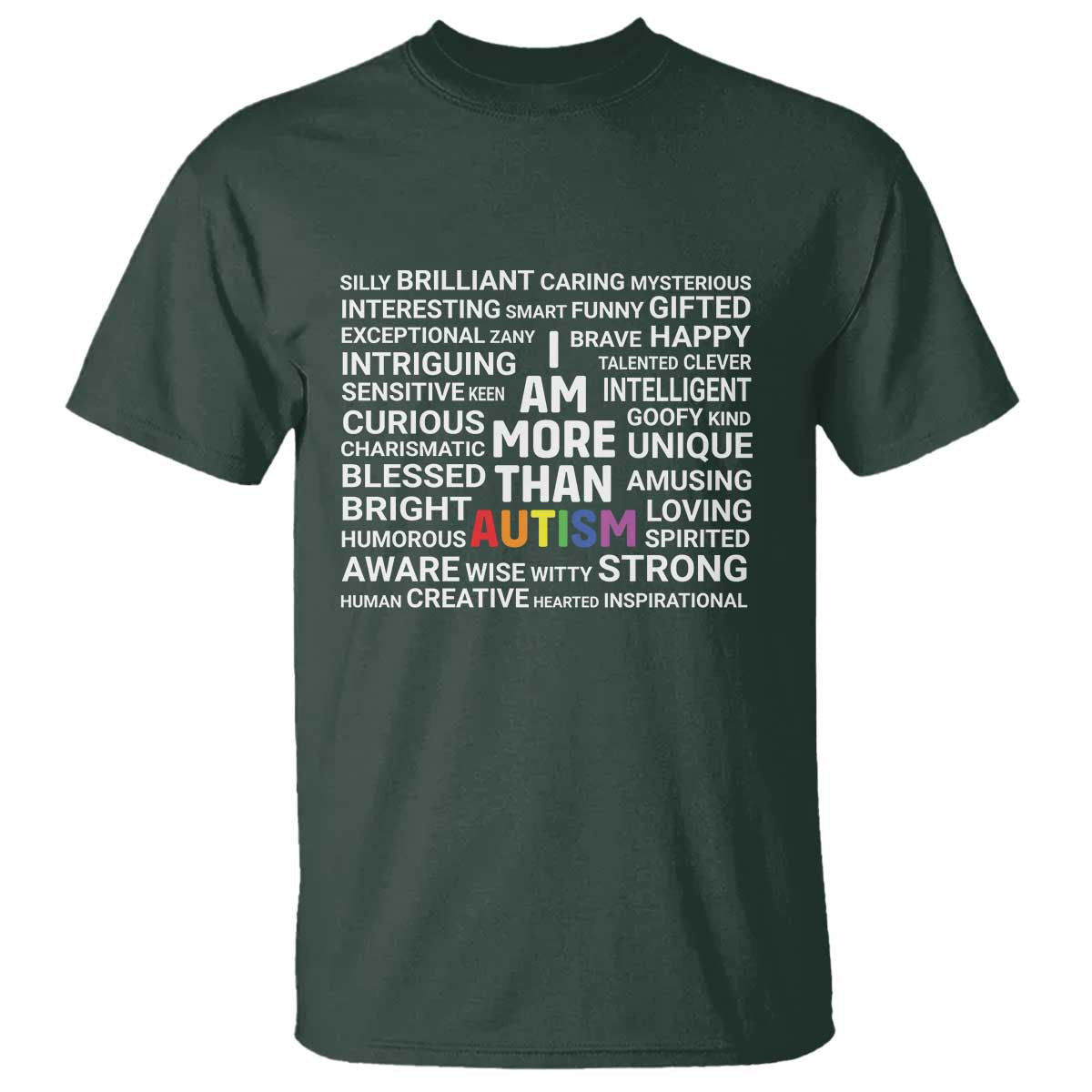 I Am More Than Autism Support T Shirt