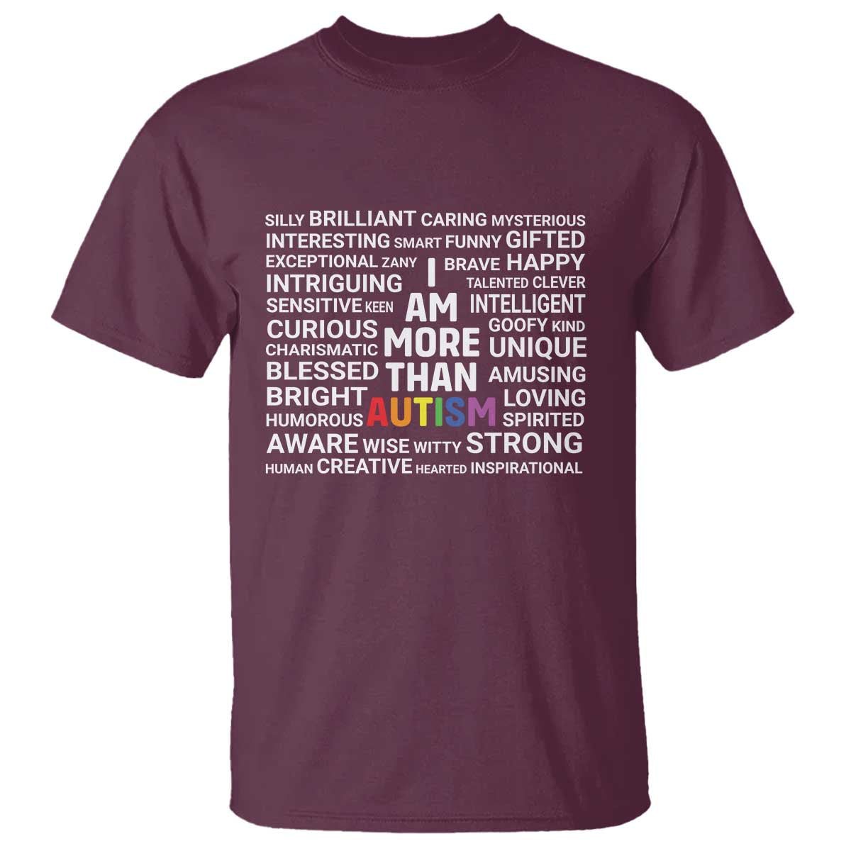 I Am More Than Autism Support T Shirt