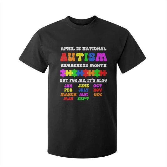 National Autism Awerness Month T Shirt For Kid Autistic Kids Gift