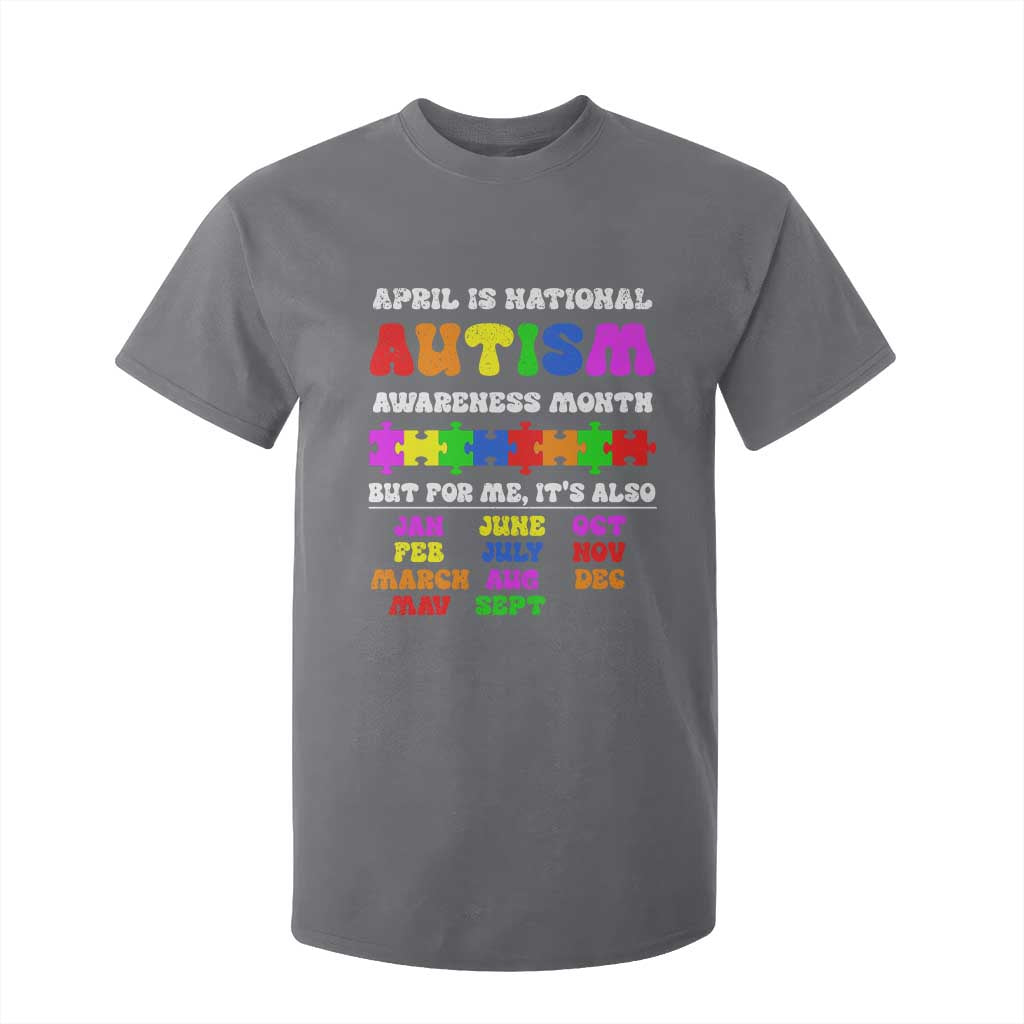National Autism Awerness Month T Shirt For Kid Autistic Kids Gift