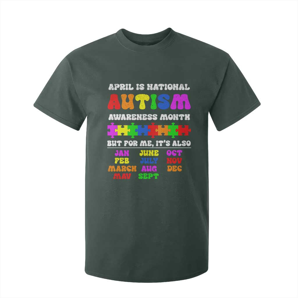 National Autism Awerness Month T Shirt For Kid Autistic Kids Gift