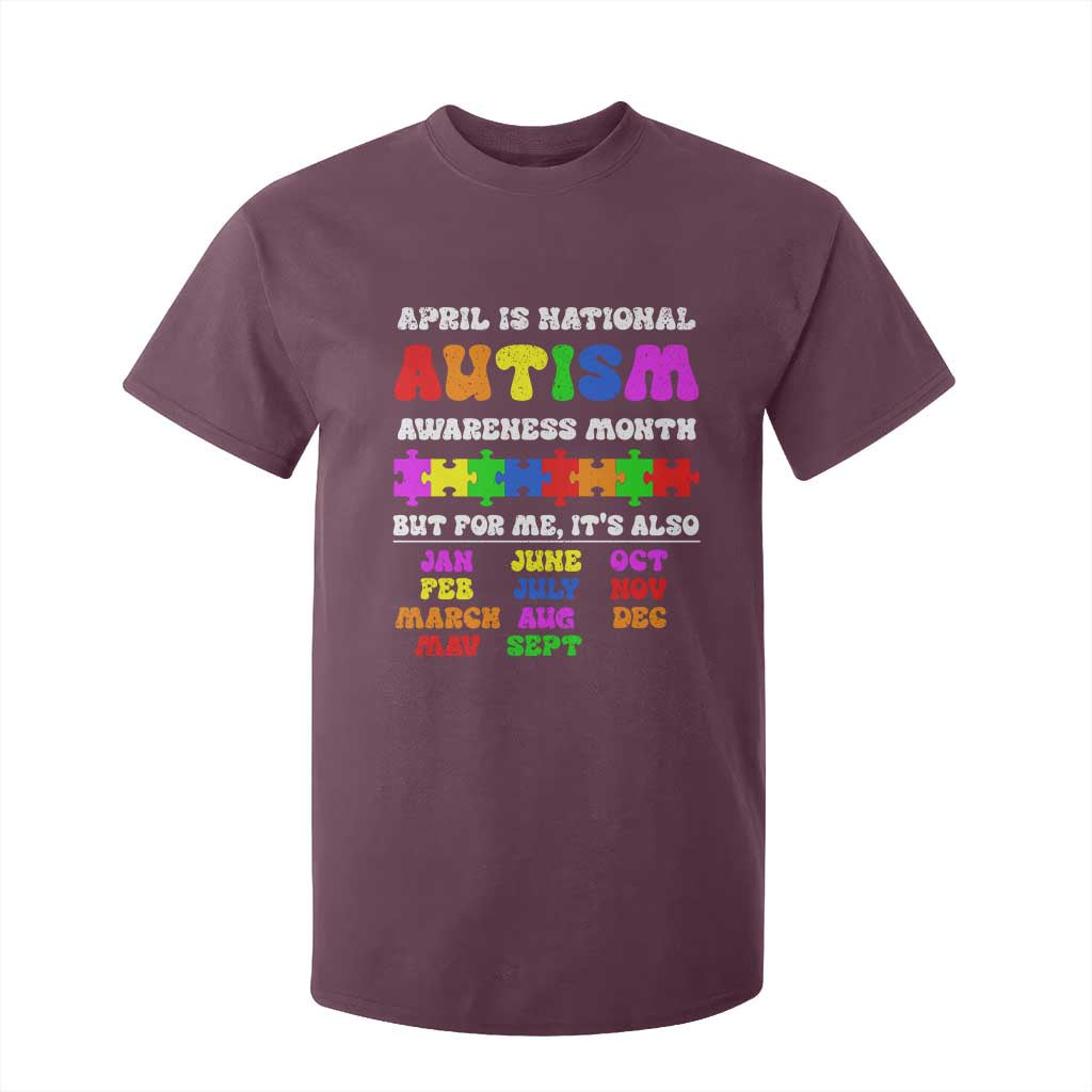 National Autism Awerness Month T Shirt For Kid Autistic Kids Gift
