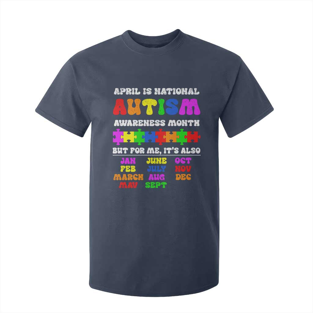 National Autism Awerness Month T Shirt For Kid Autistic Kids Gift