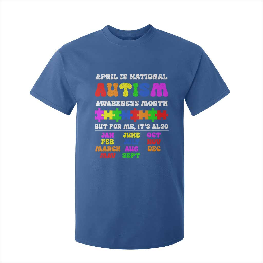 National Autism Awerness Month T Shirt For Kid Autistic Kids Gift