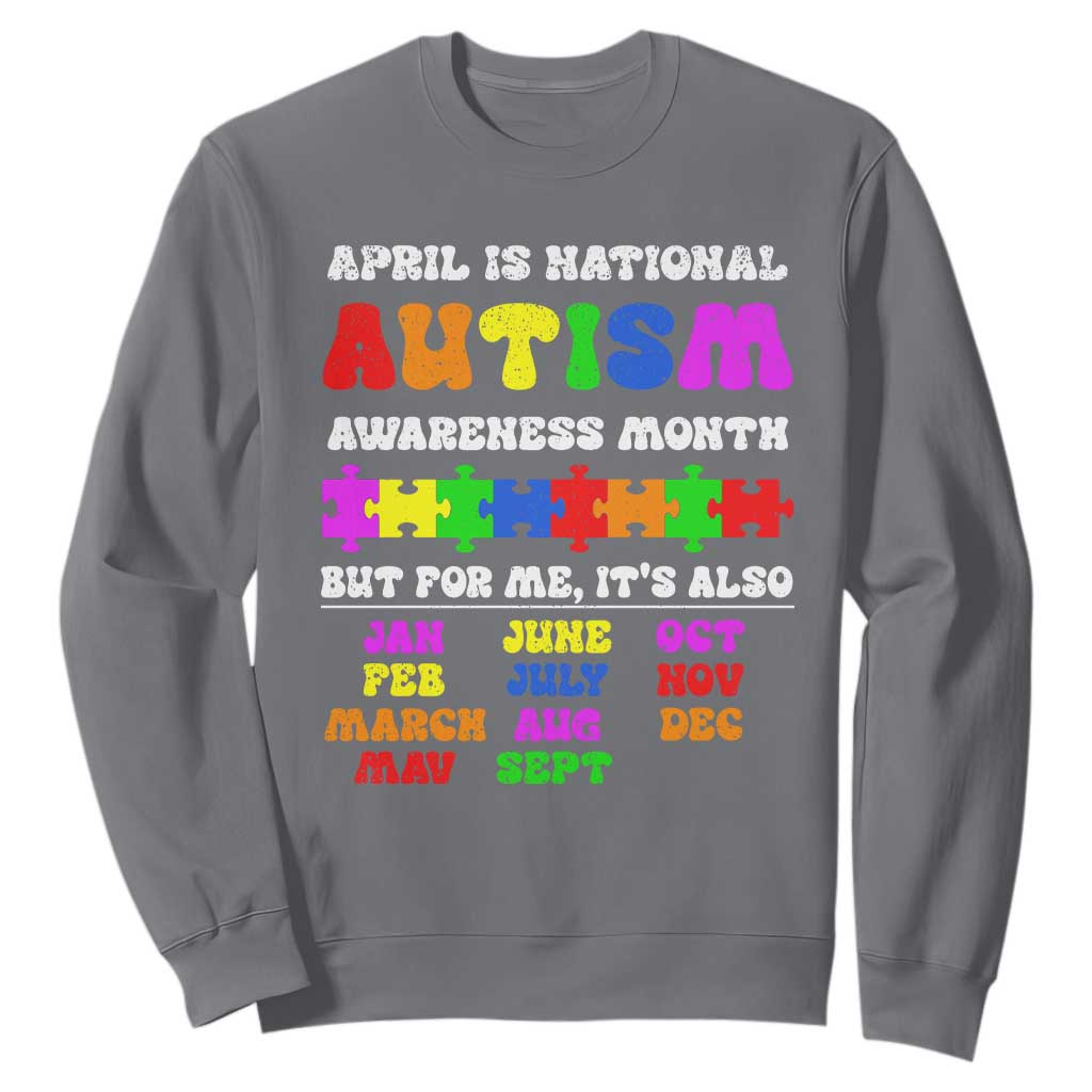 National Autism Awerness Month Sweatshirt Autistic Kids Gift