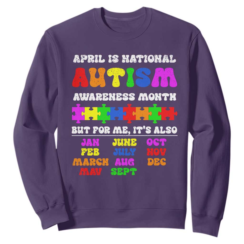 National Autism Awerness Month Sweatshirt Autistic Kids Gift