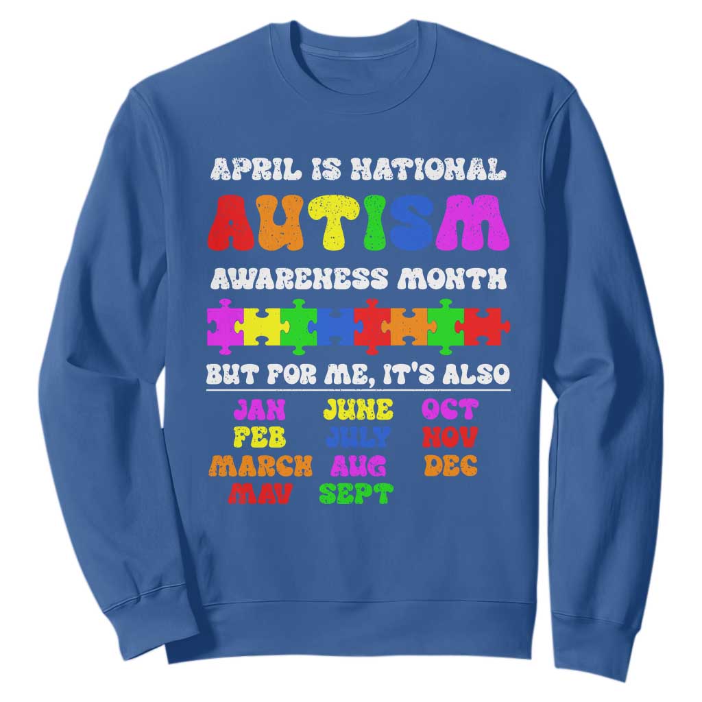 National Autism Awerness Month Sweatshirt Autistic Kids Gift
