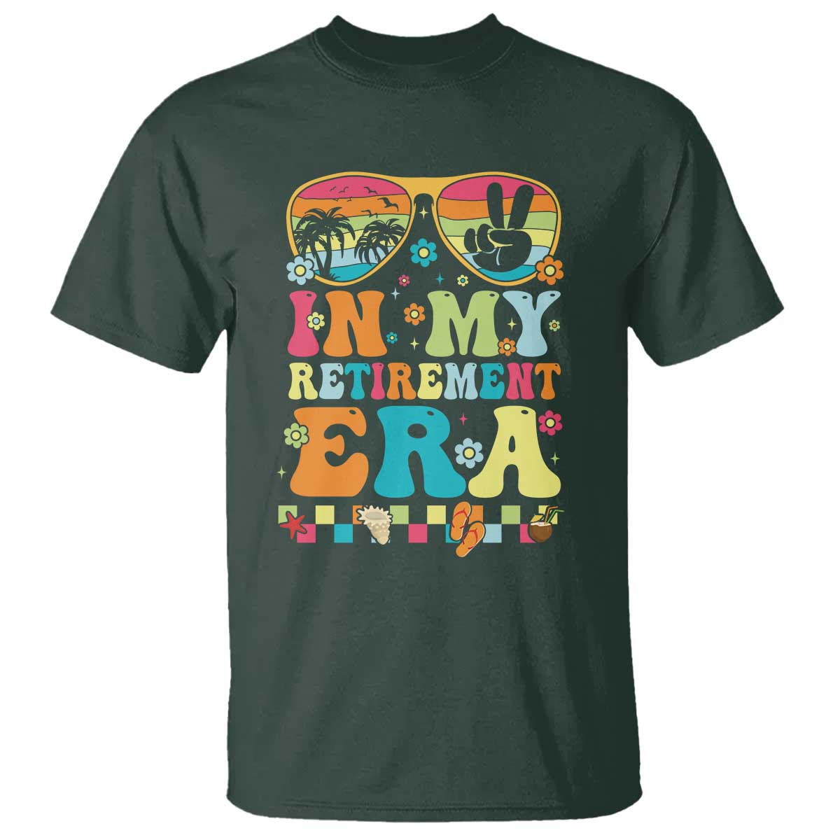 retired-est-2025-t-shirt-in-my-retirement-era-groovy-summer-vibes