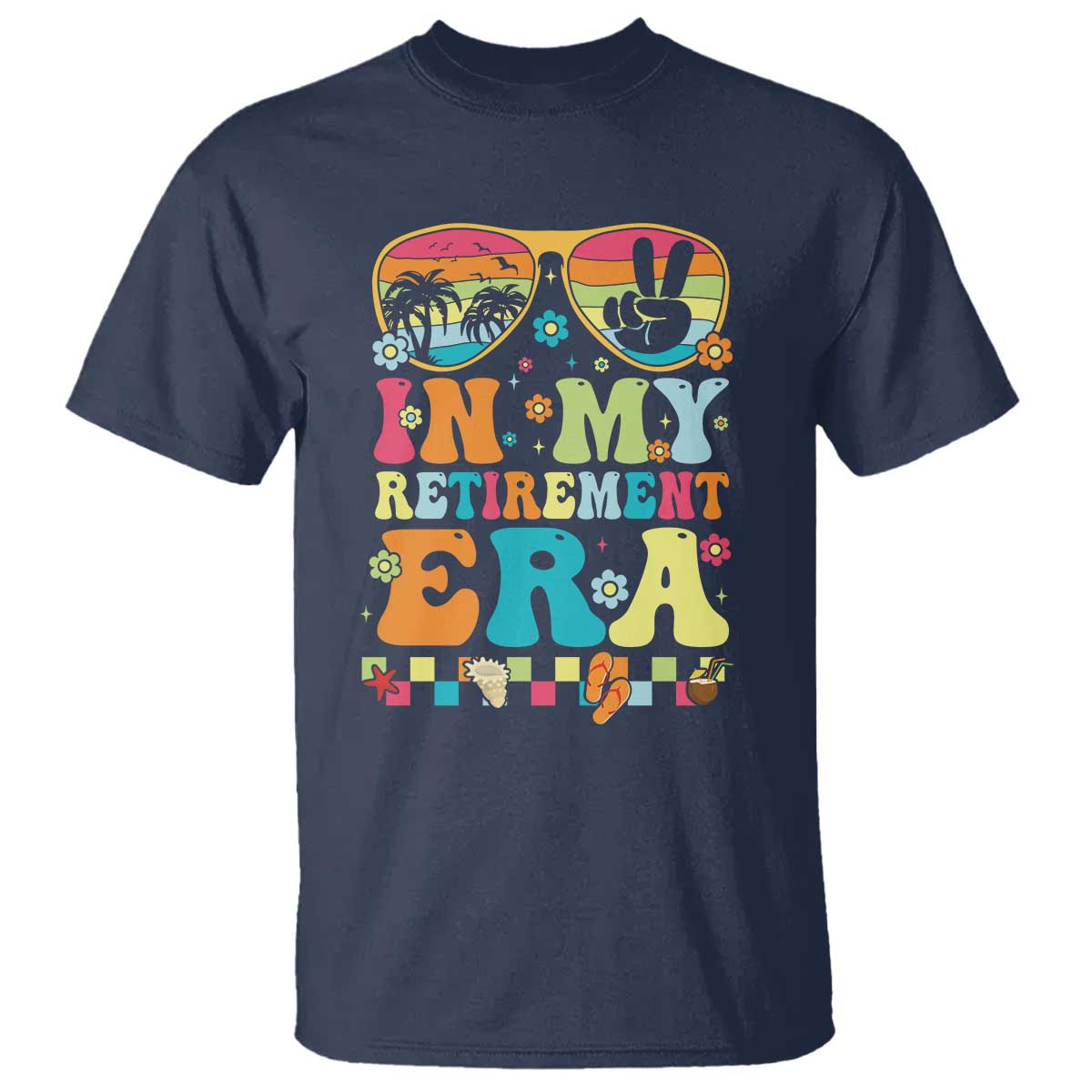 retired-est-2025-t-shirt-in-my-retirement-era-groovy-summer-vibes