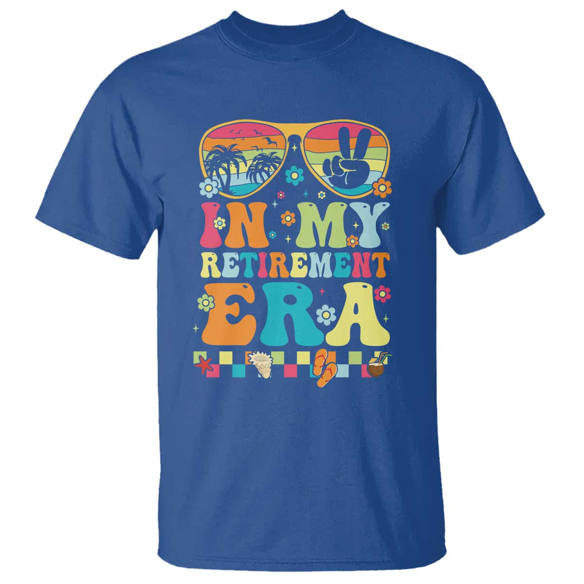 retired-est-2025-t-shirt-in-my-retirement-era-groovy-summer-vibes