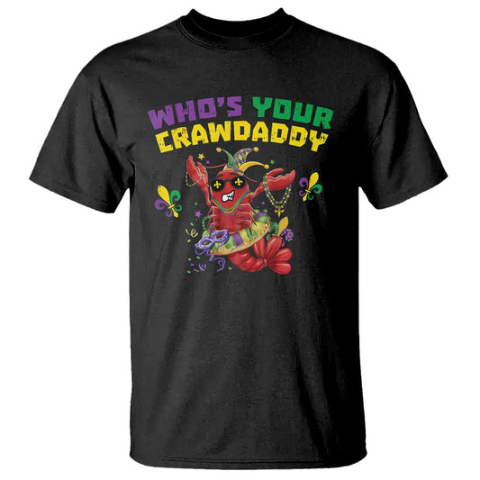 mardi-gras-crawfish-t-shirt-whos-your-crawdaddy-jester-beads