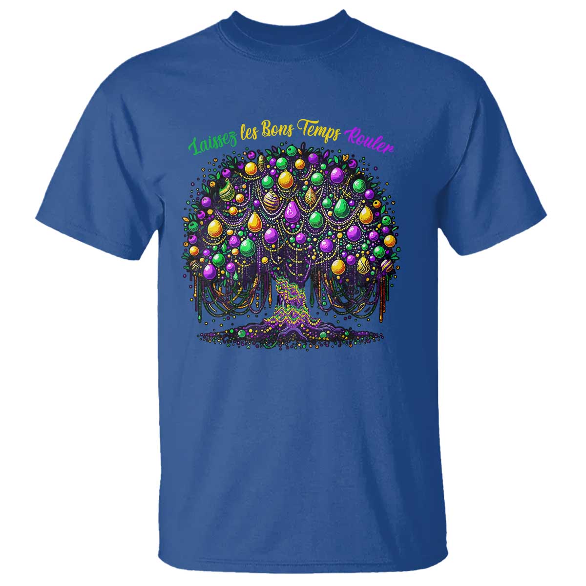 mardi-gras-bead-tree-t-shirt-carnival-new-orleans-2025-laissez-les-bons-temps-rouler