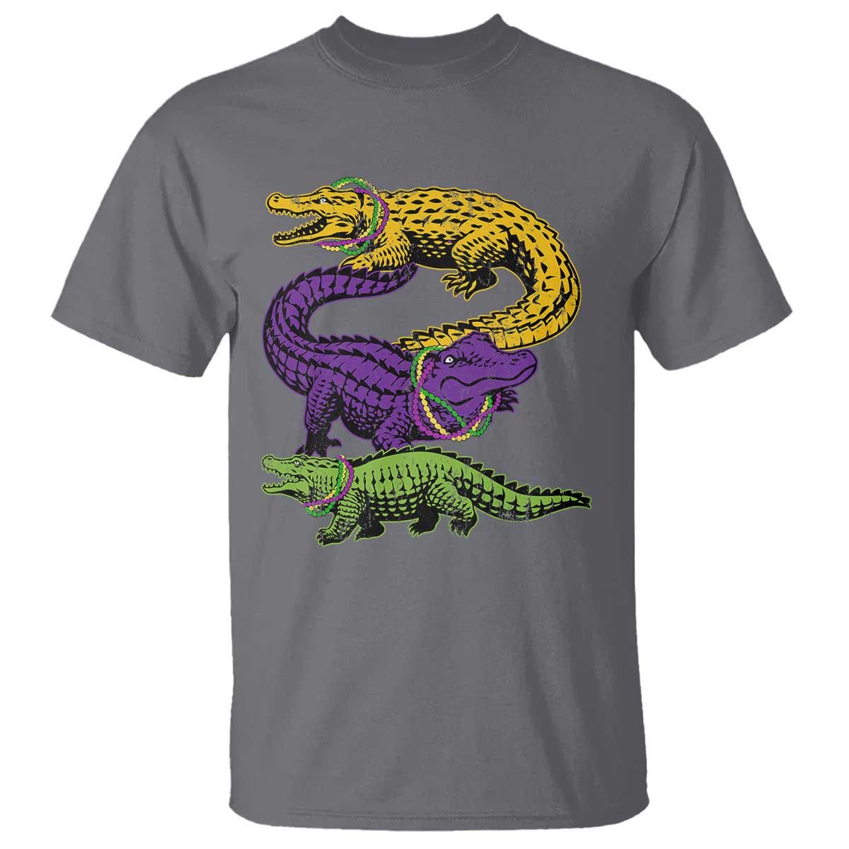 aligator-crocodiles-louisiana-mardi-gras-t-shirt