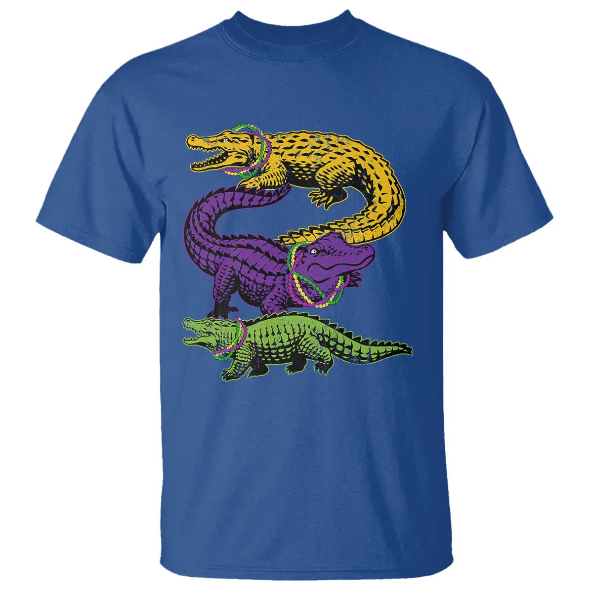 aligator-crocodiles-louisiana-mardi-gras-t-shirt