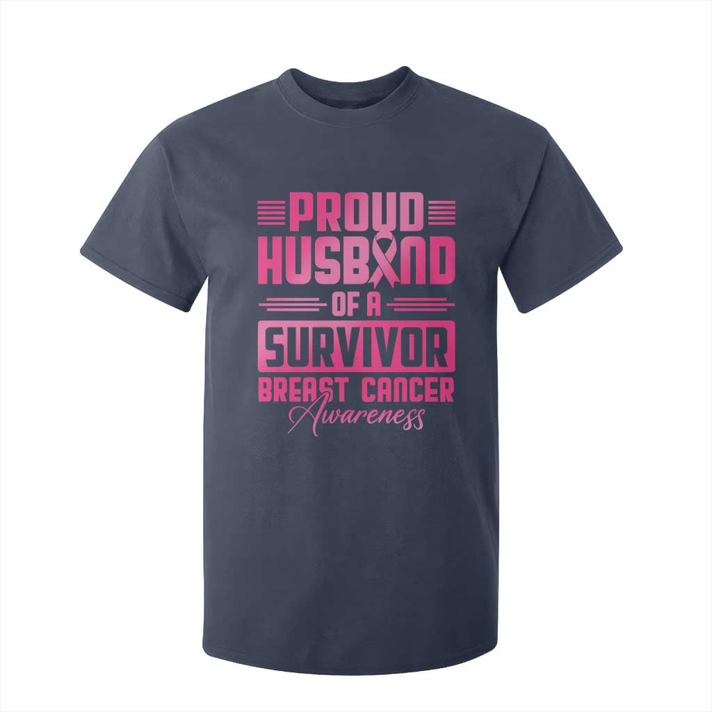 Husband Of A Warrior Breast Cancer Warrior T Shirt For Kid Wife Support Squad