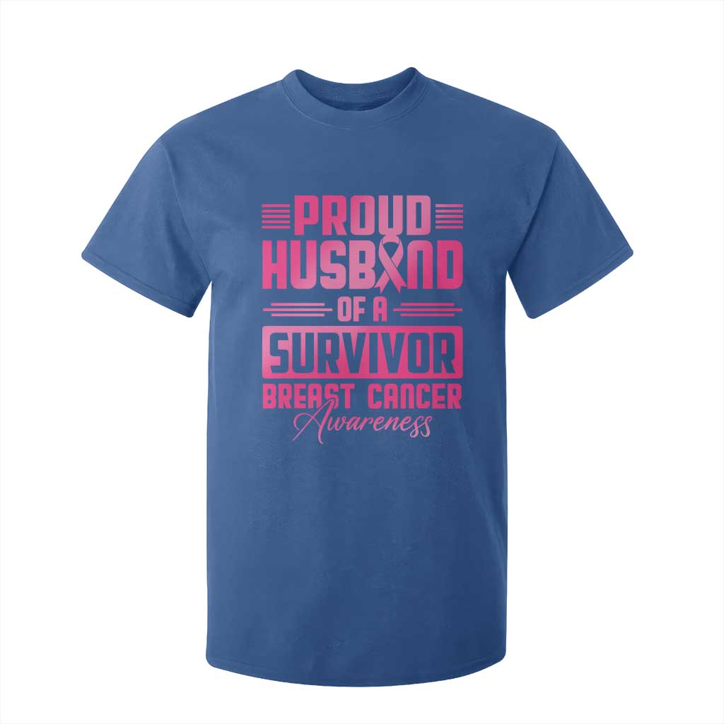 Husband Of A Warrior Breast Cancer Warrior T Shirt For Kid Wife Support Squad